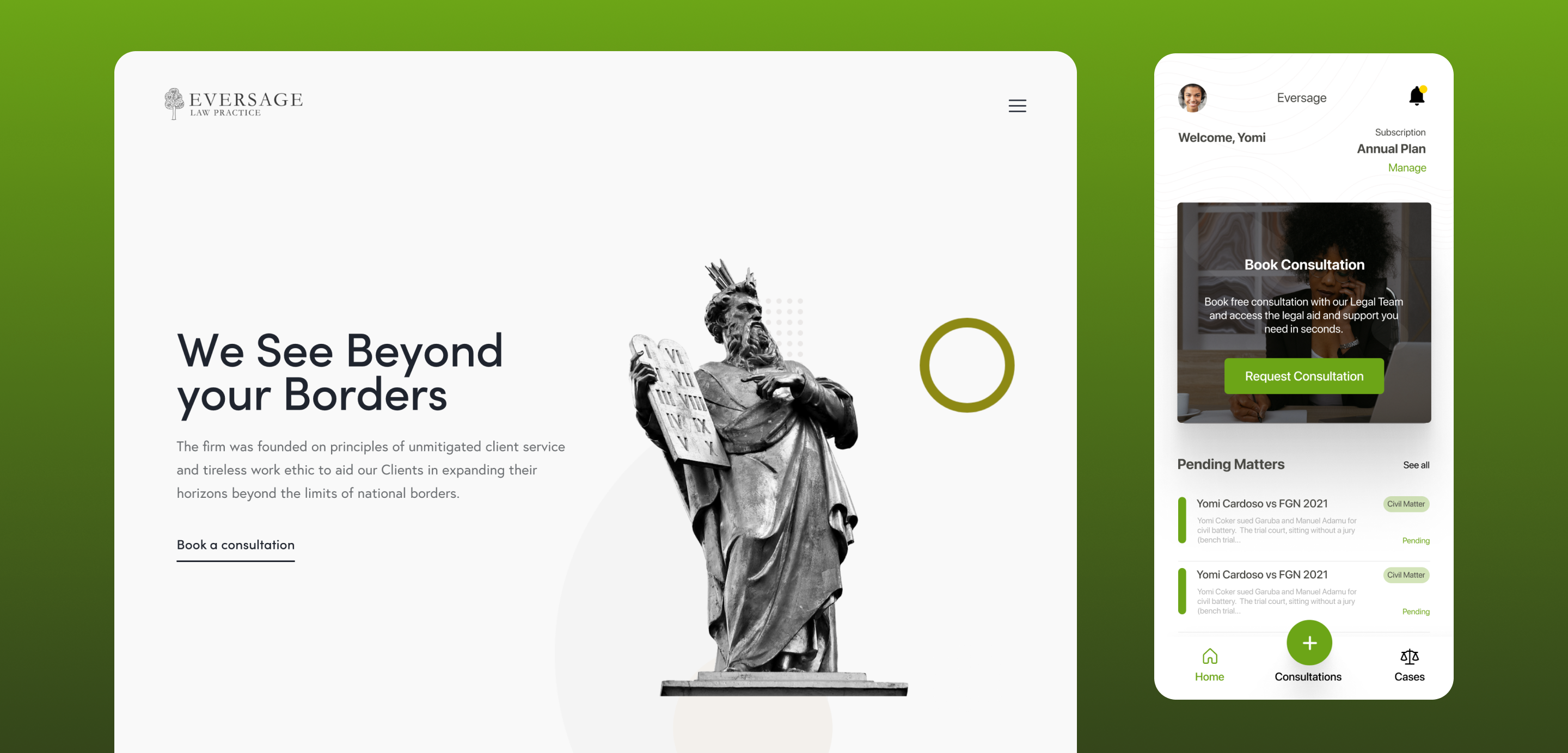 Eversage — design spread